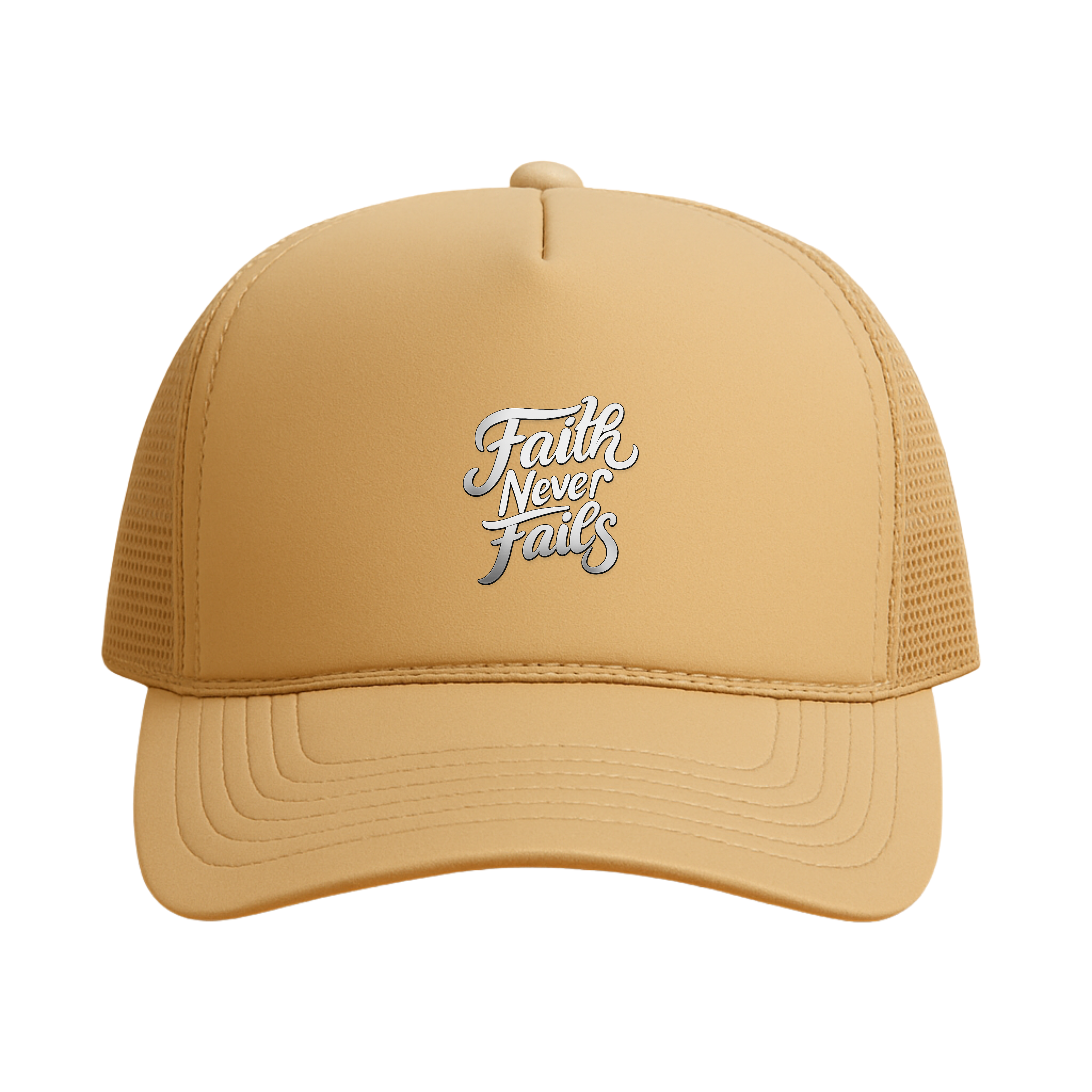 Faith Never Fails Trucker - Beige