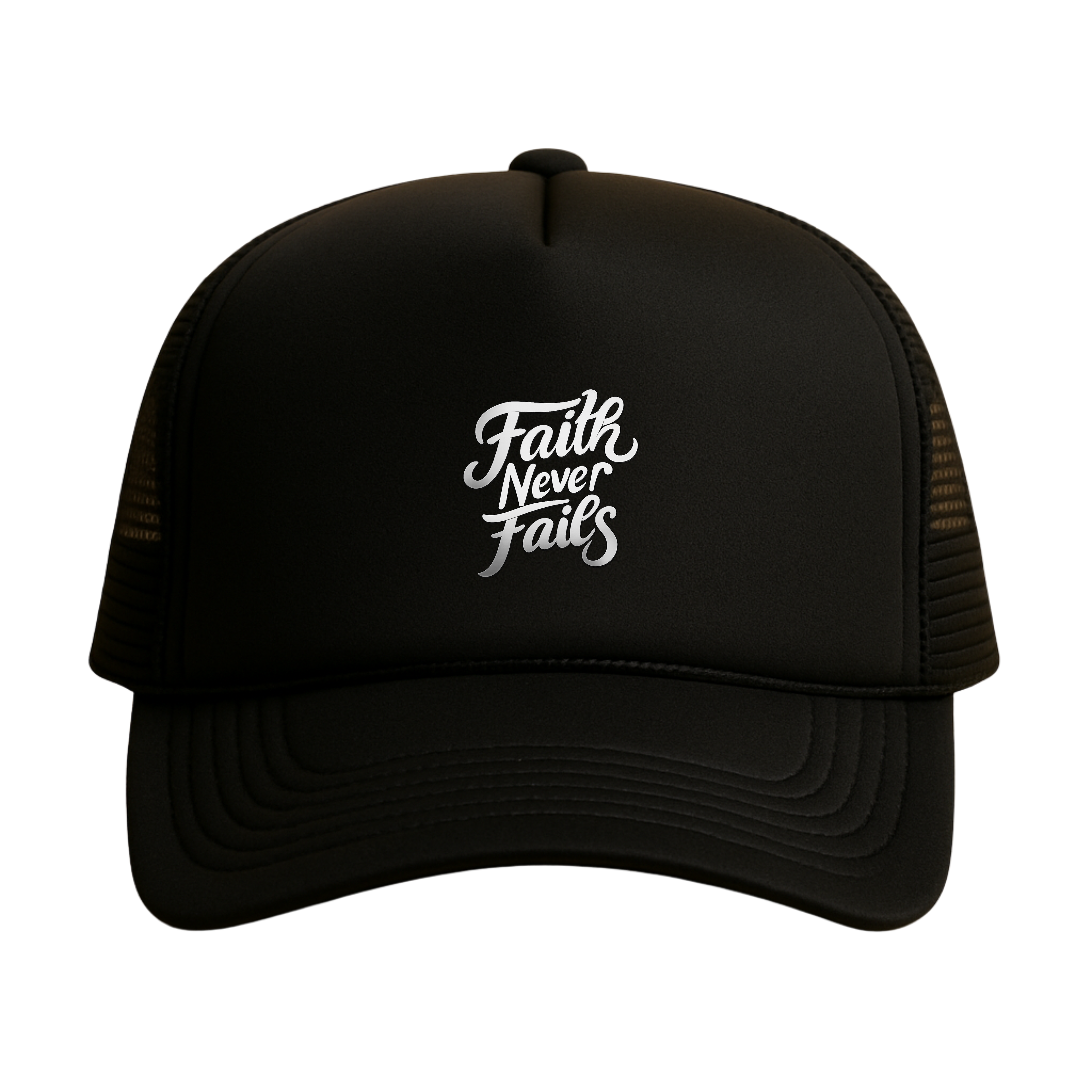 Faith Never Fails Trucker - Black